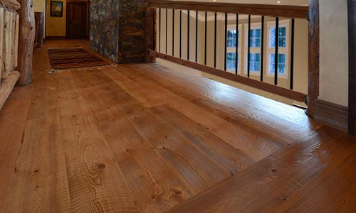 Montana Wood Flooring and Railing